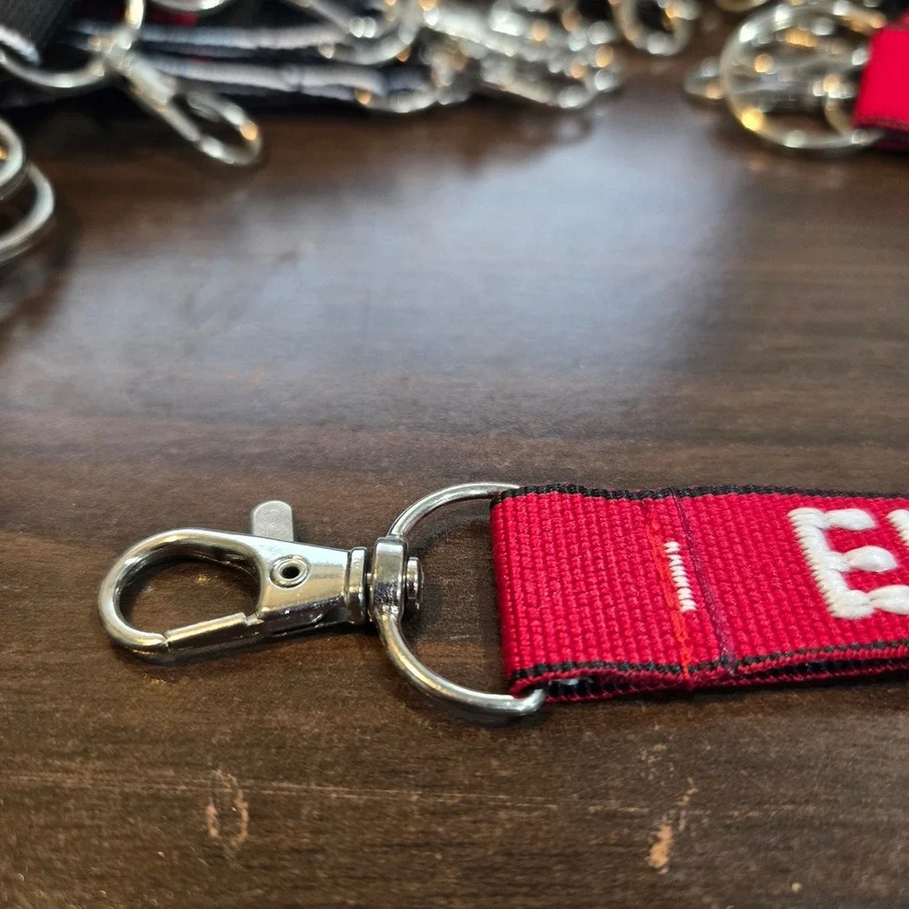 Eh Team Canadian Keychain Embroidered Double Sided Keyring Fob